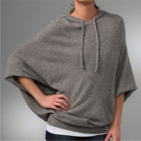 Vince Sweaters - Vince Cashmere Poncho Sweater in Gray
